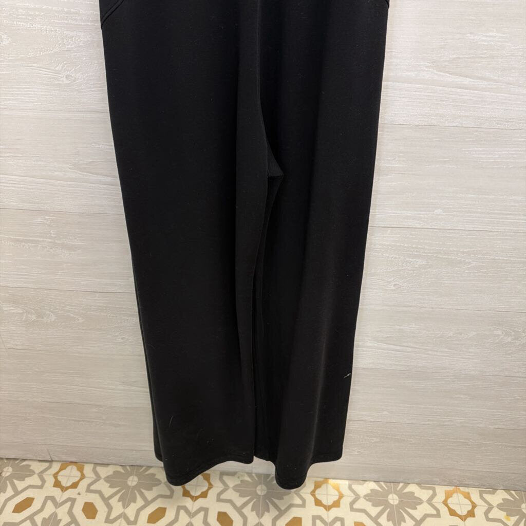 Spanx Soft Black Tie Waist Jumpsuit Large