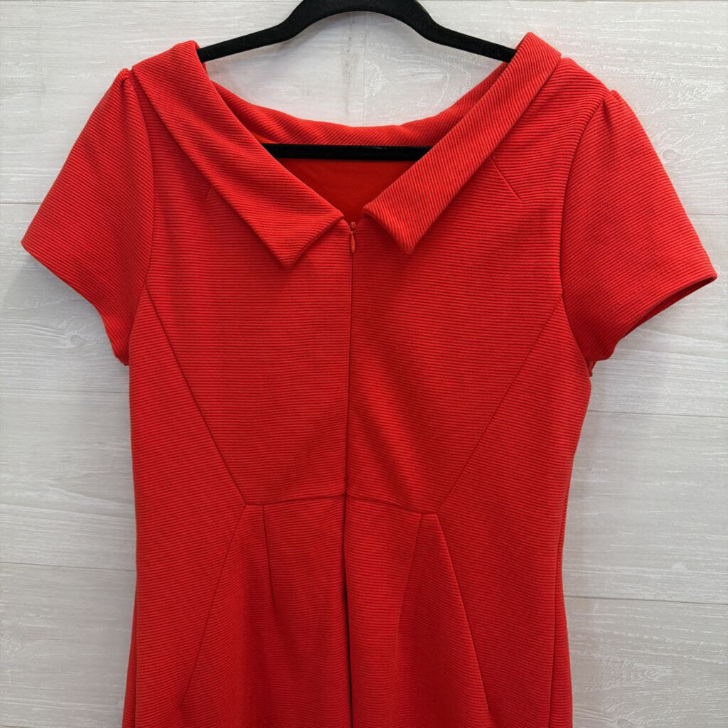 Boden Textured Short Sleeve Shift Dress 10
