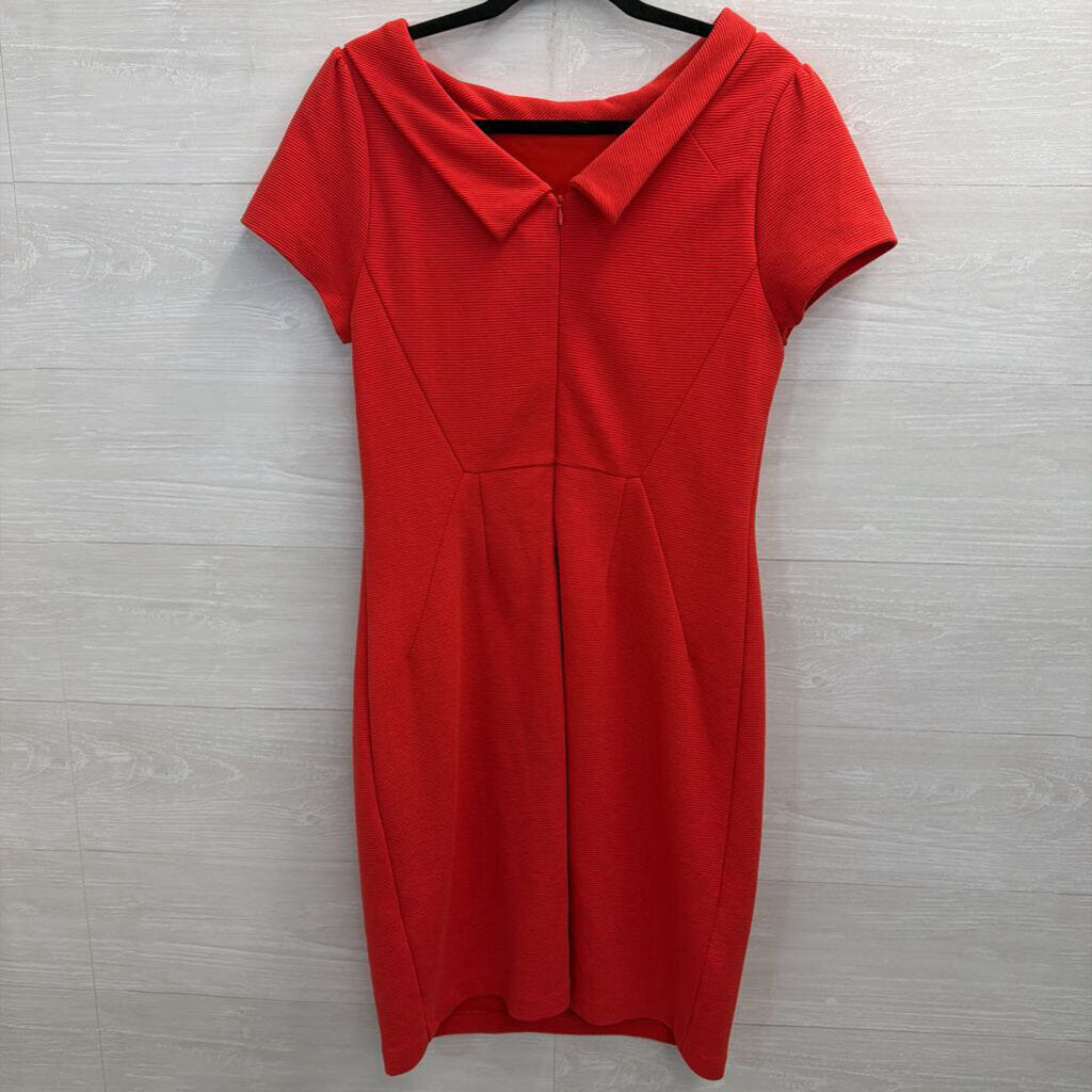 Boden Textured Short Sleeve Shift Dress 10