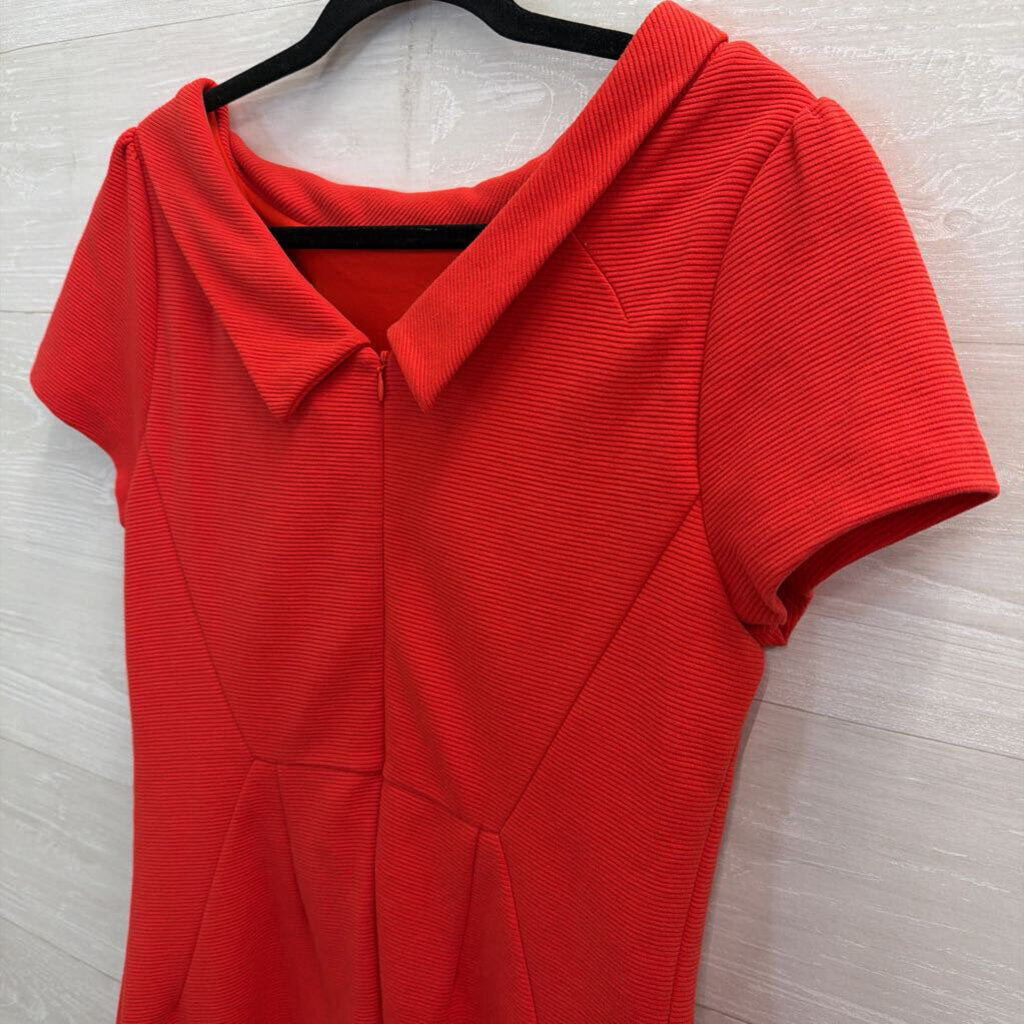 Boden Textured Short Sleeve Shift Dress 10
