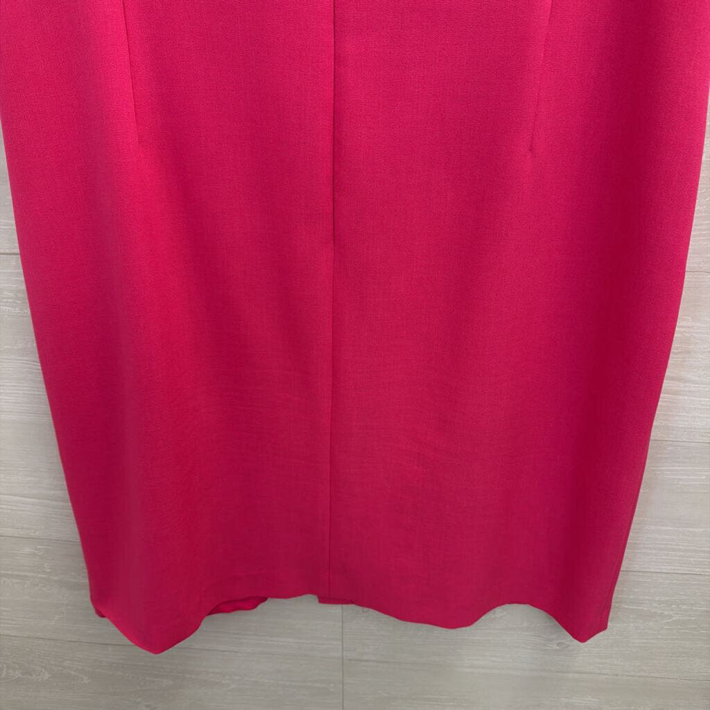 Kasper Hot Pink Sleeveless Shift Dress 16W