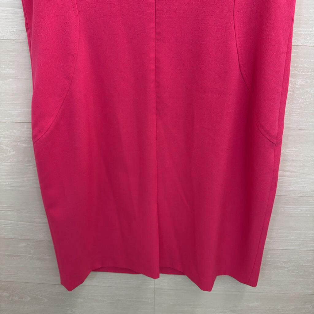Kasper Hot Pink Short Sleeve Shift Dress 16W