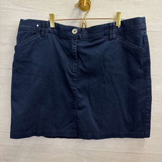 Charter Club Navy Skirt With Shorts 18
