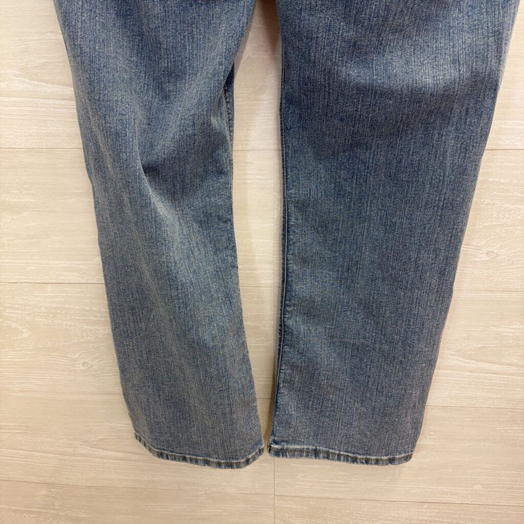 Natural Reflections Light Wash Straight Leg Jeans 16 Petite