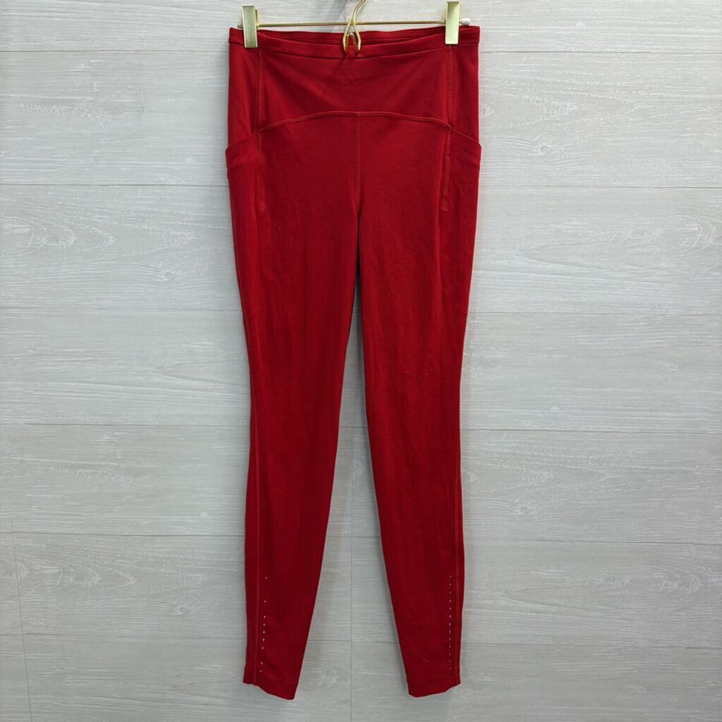 Lululemon Red Full Length Leggings 6