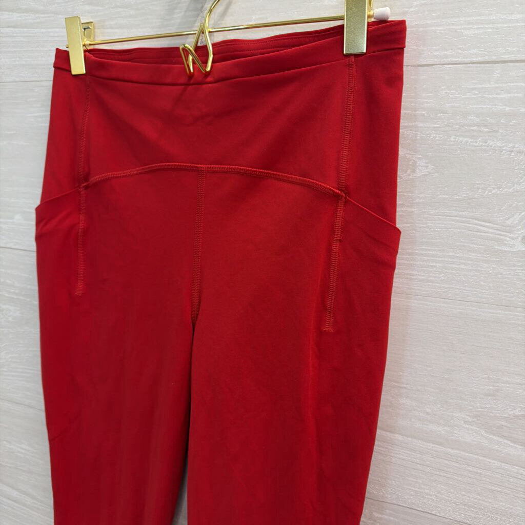 Lululemon Red Full Length Leggings 6