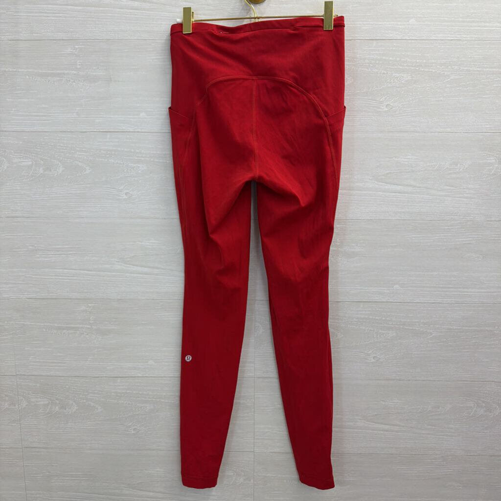 Lululemon Red Full Length Leggings 6
