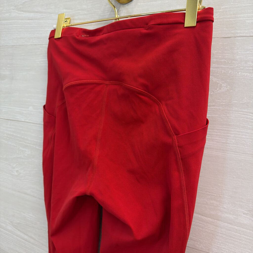 Lululemon Red Full Length Leggings 6