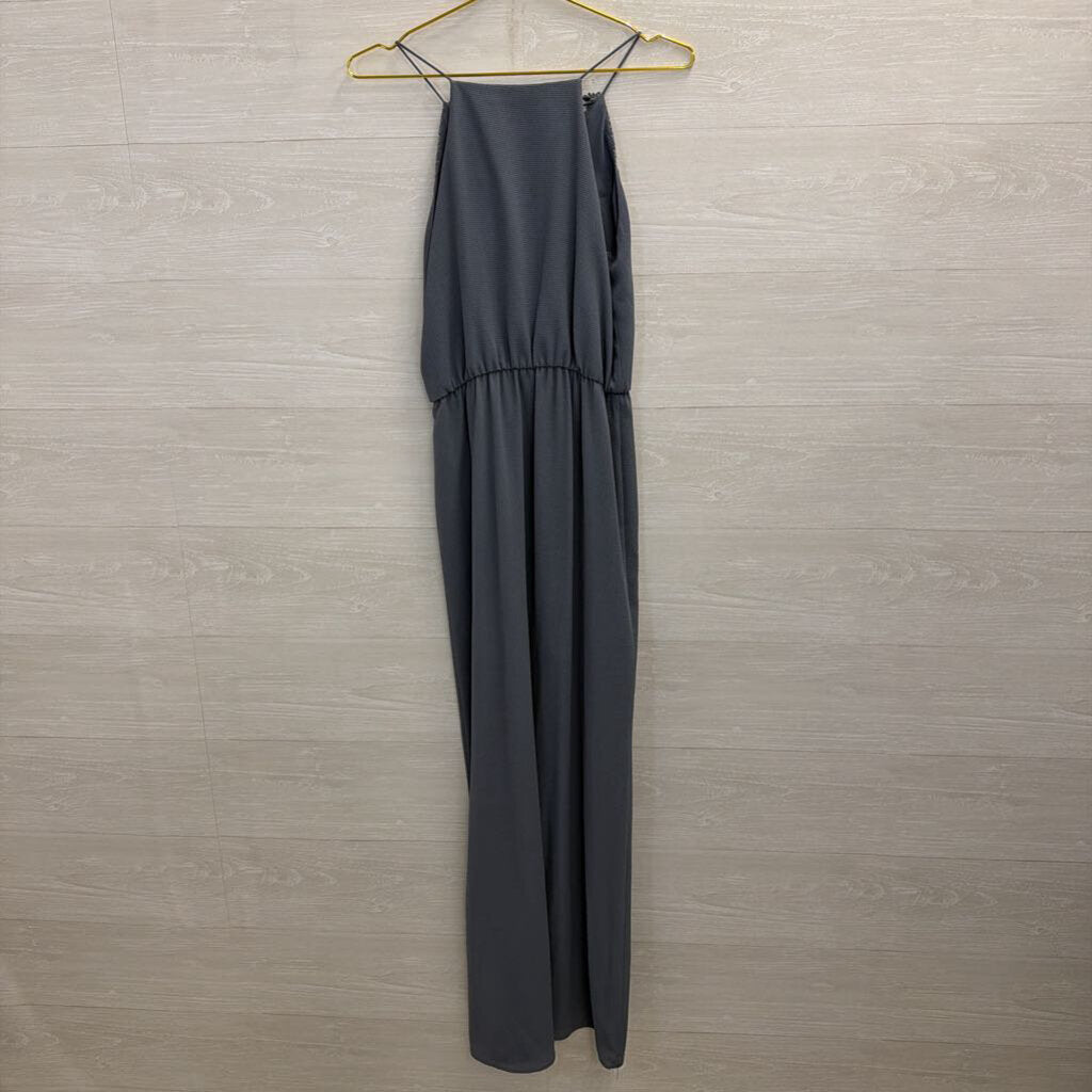 WAYF Blue Lace Detail Maxi Dress Small