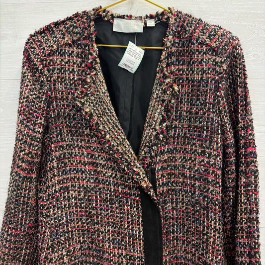 Carlisle Black/ Multi Tweed Zip Up Jacket 14