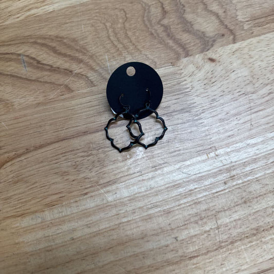 Bronze/ Blue Drop Earrings