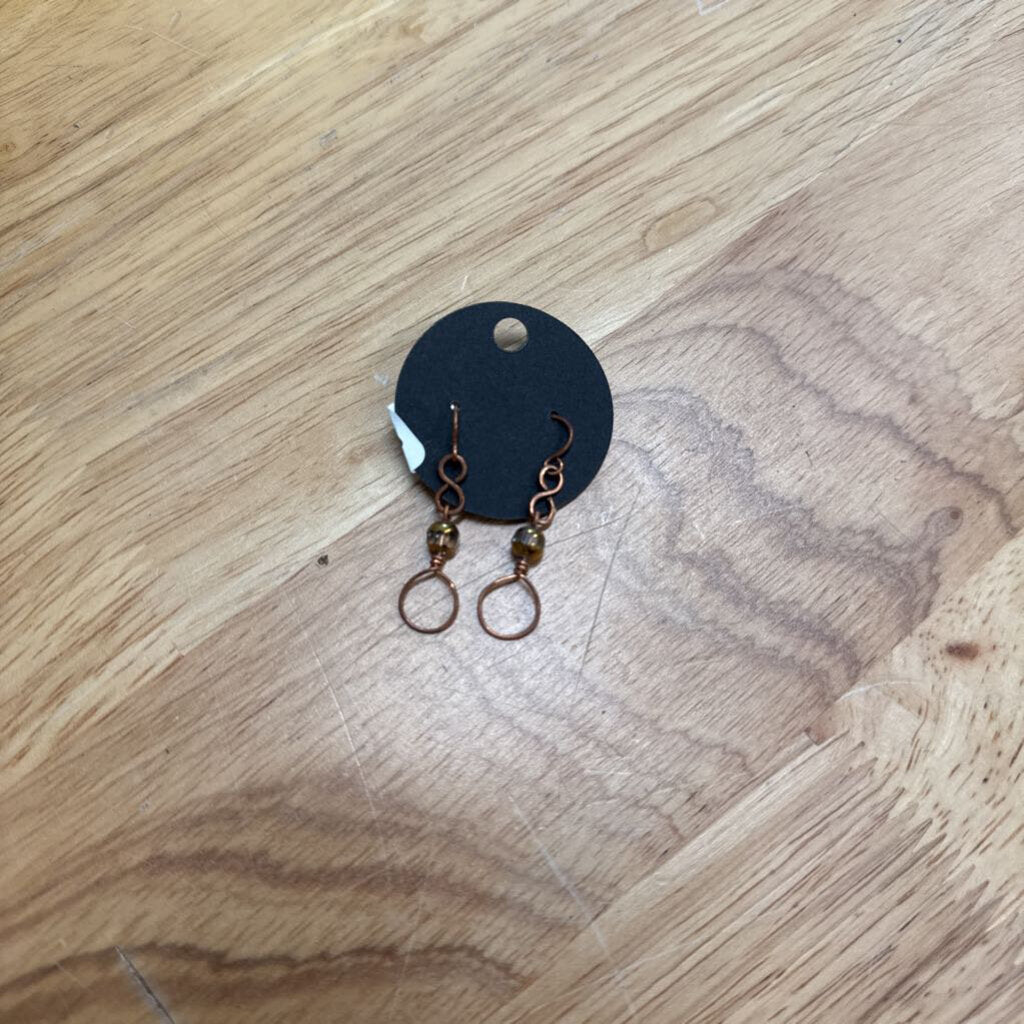 Bronze Drop Earrings