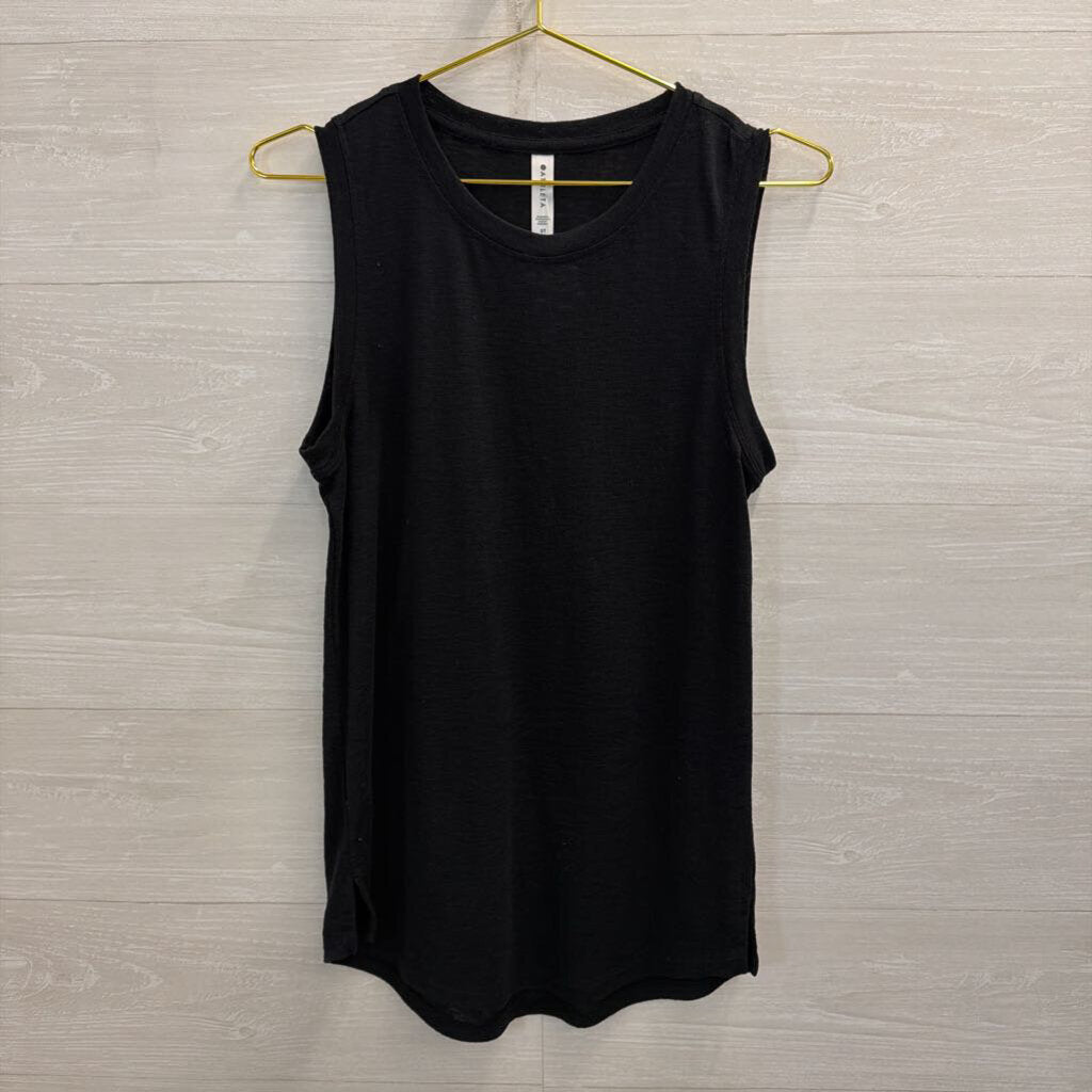 Athleta Black Tank Top Small Tall