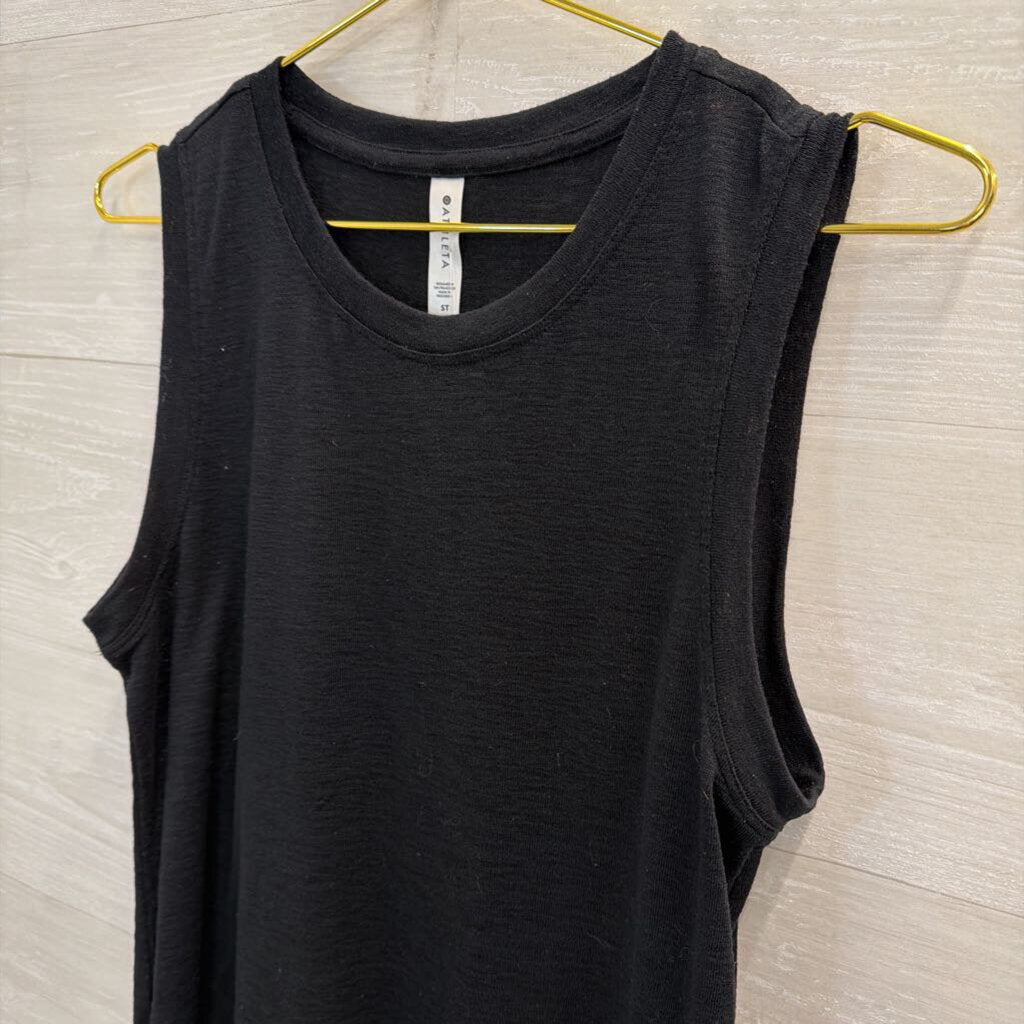 Athleta Black Tank Top Small Tall