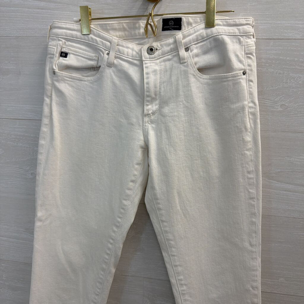 Adriano Goldschmied White Denim Straight Leg Jeans 29