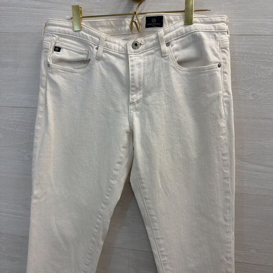 Adriano Goldschmied White Denim Straight Leg Jeans 29