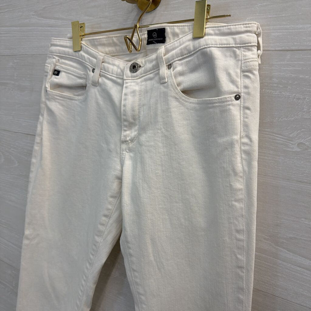Adriano Goldschmied White Denim Straight Leg Jeans 29