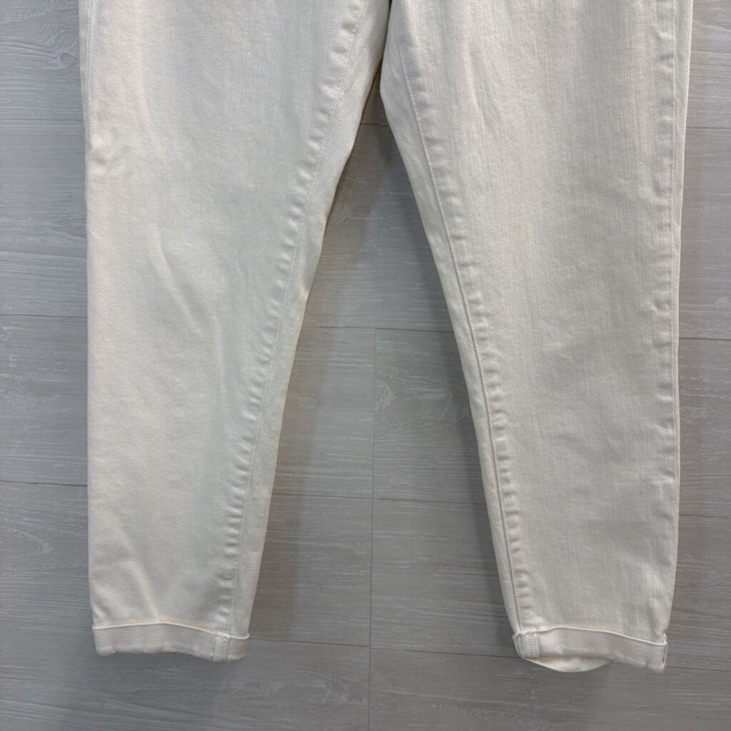 Adriano Goldschmied White Denim Straight Leg Jeans 29