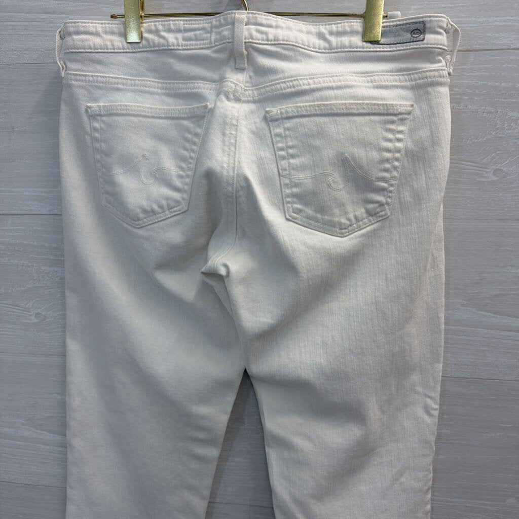 Adriano Goldschmied White Denim Straight Leg Jeans 29
