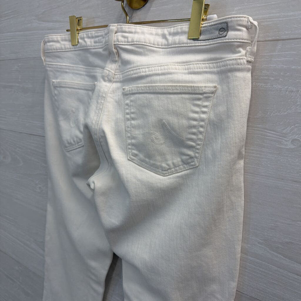 Adriano Goldschmied White Denim Straight Leg Jeans 29