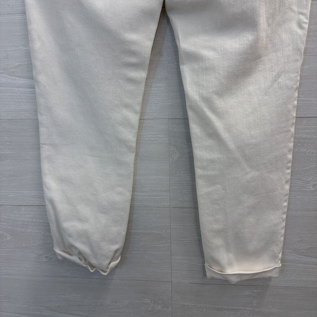 Adriano Goldschmied White Denim Straight Leg Jeans 29
