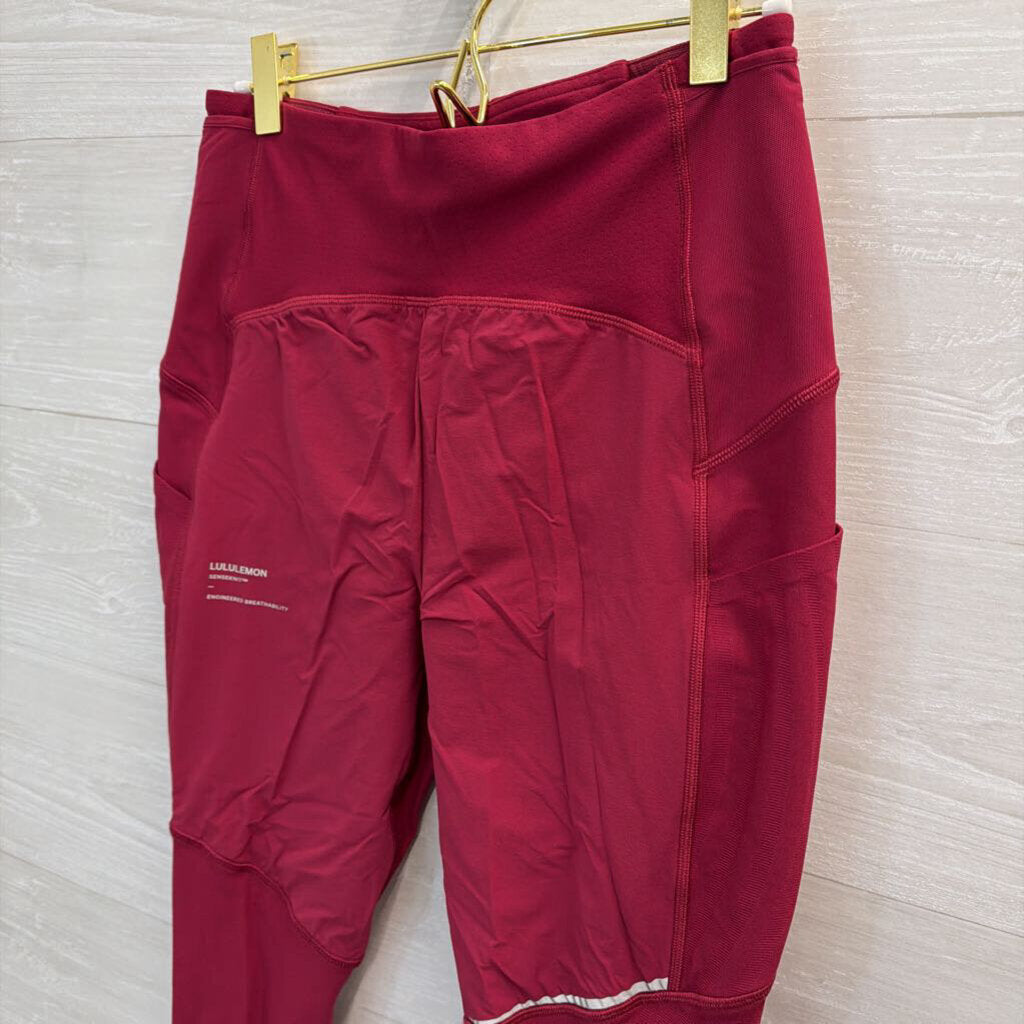 Lululemon Red Sense Knit Leggings 8