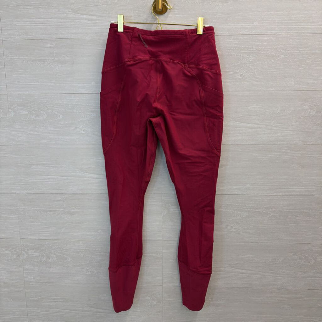 Lululemon Red Sense Knit Leggings 8
