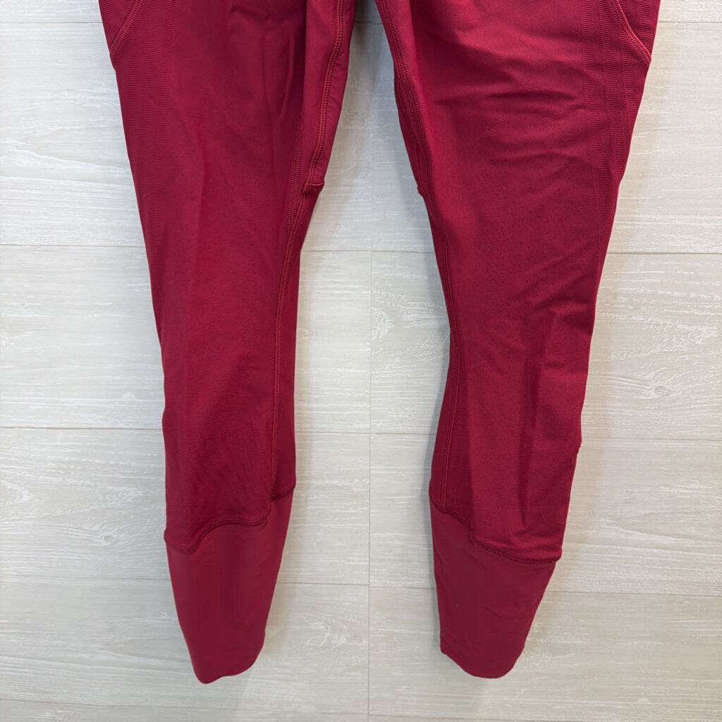 Lululemon Red Sense Knit Leggings 8