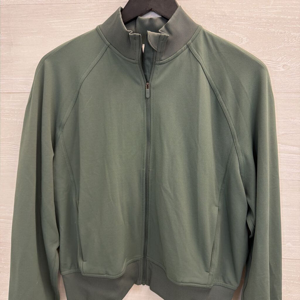 Lululemon Green Wunder Train Track Jacket 8