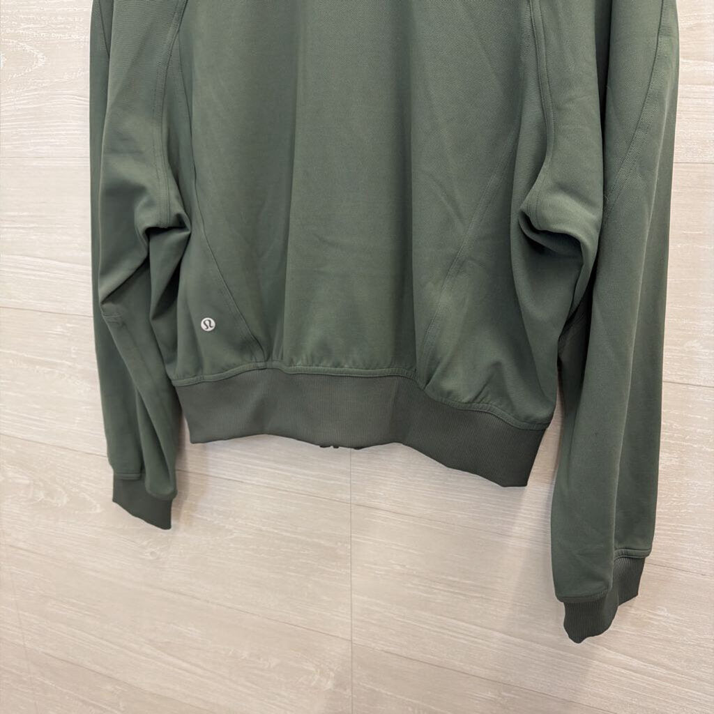 Lululemon Green Wunder Train Track Jacket 8
