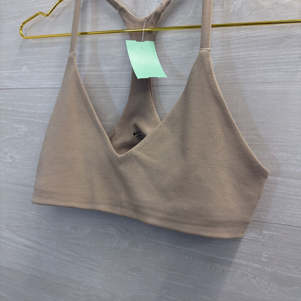Athleta Beige Sports Bra Medium