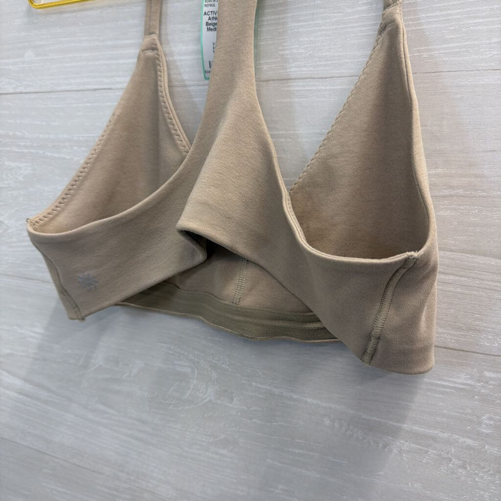 Athleta Beige Sports Bra Medium