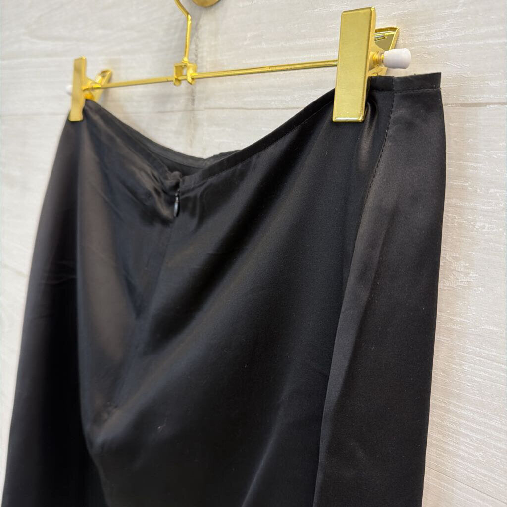 Reformation Black 100% Silk Mini Skirt 8