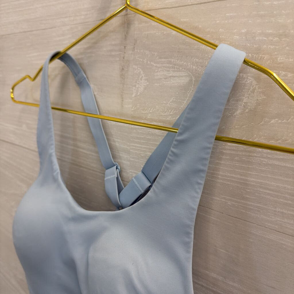 Athleta Blue Padded Sports Bra Medium