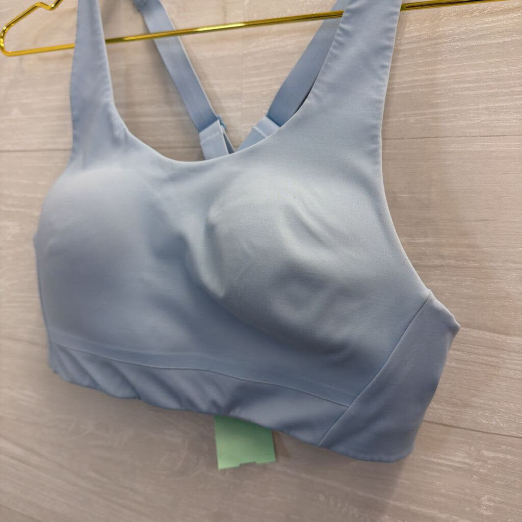 Athleta Blue Padded Sports Bra Medium