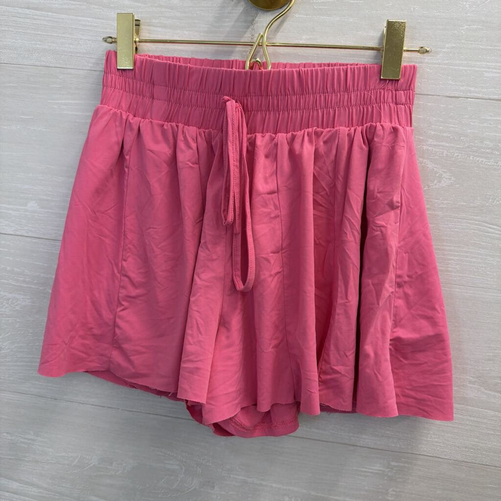 AS Revival Pink Flowy Athletic Shorts Extra Small