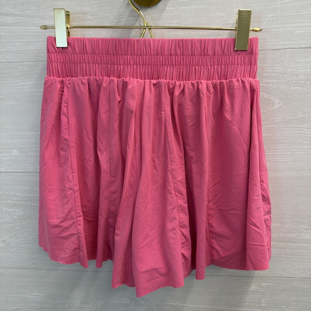 AS Revival Pink Flowy Athletic Shorts Extra Small