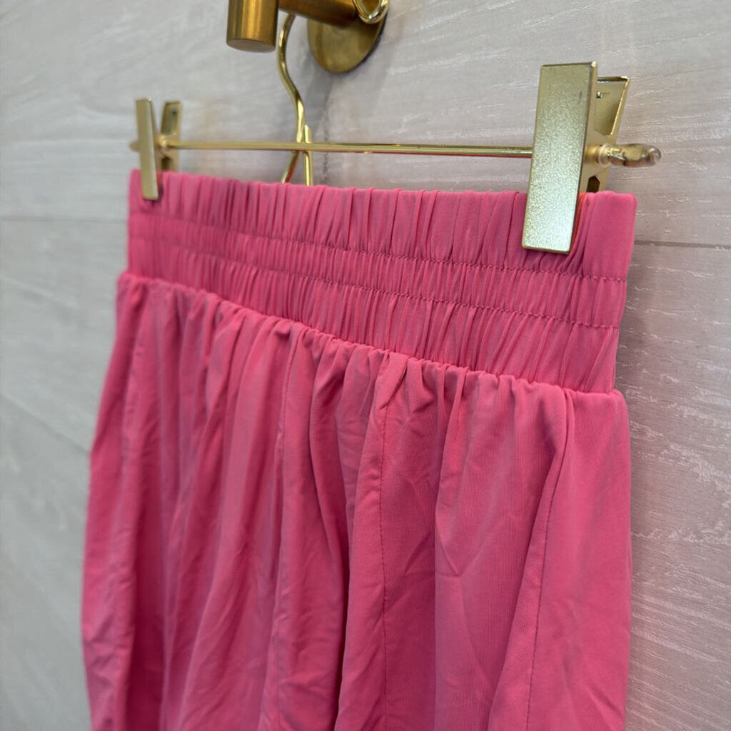 AS Revival Pink Flowy Athletic Shorts Extra Small