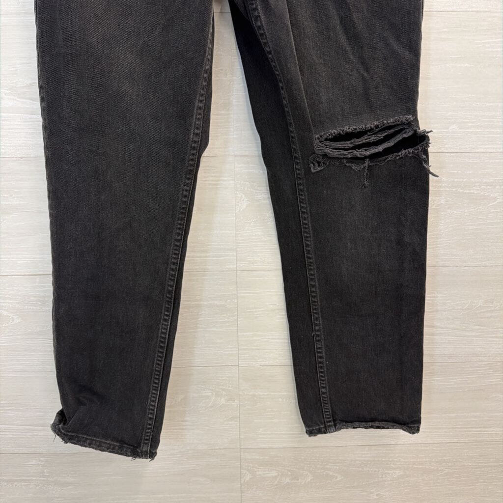 Top Shop Black Dad Jeans 26