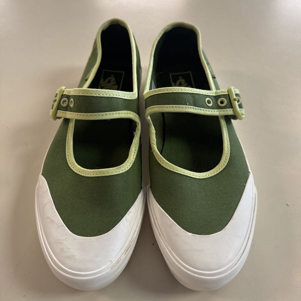 Vans Green Mary Jane Sneakers 8