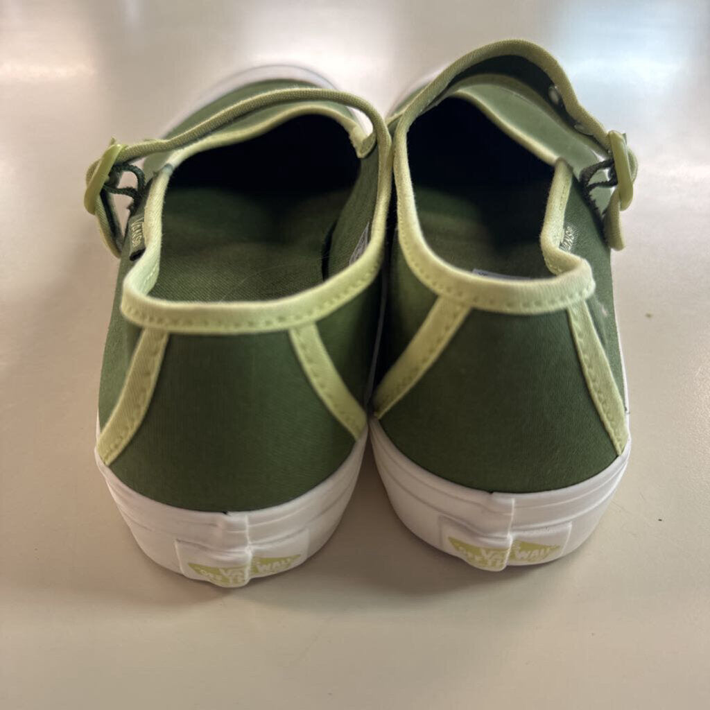 Vans Green Mary Jane Sneakers 8