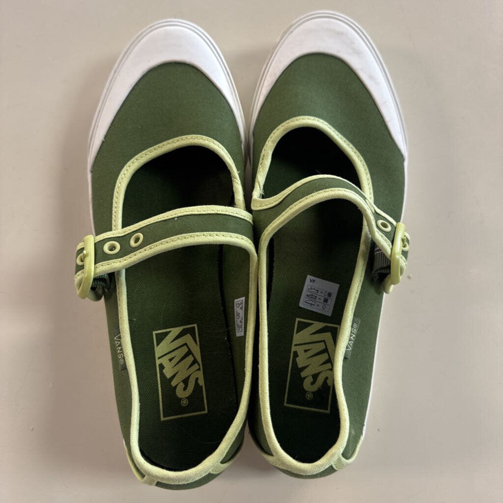 Vans Green Mary Jane Sneakers 8
