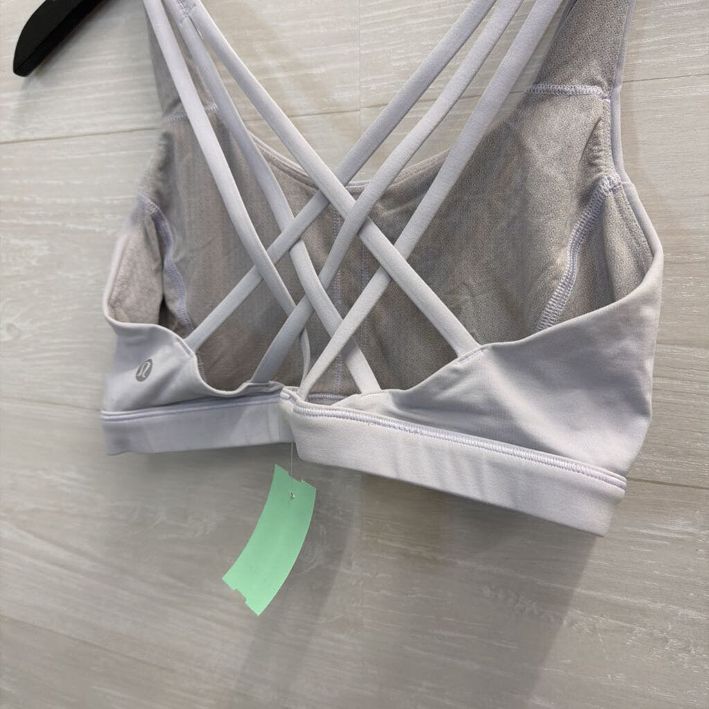 Lululemon Lavender Strappy Back Sports Bra 6