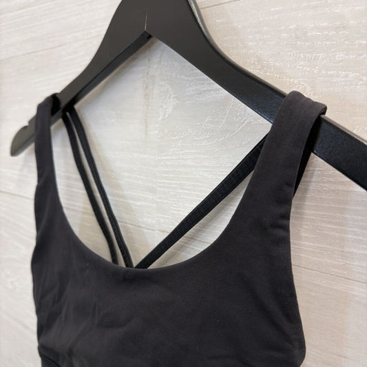 Lululemon Black Strappy Back Sports Bra 6