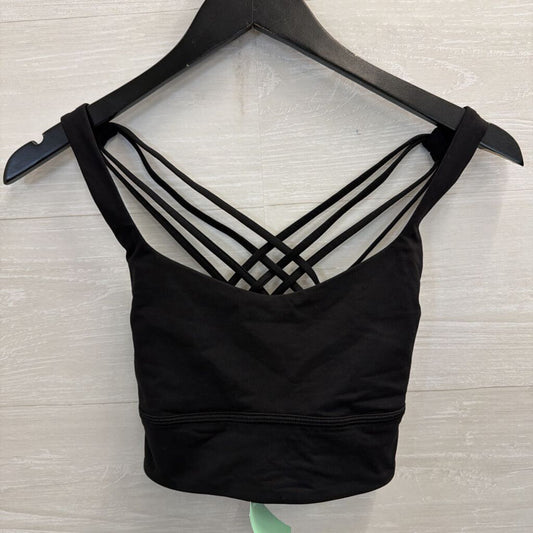 Lululemon Black Strappy Back Sports Bra 6