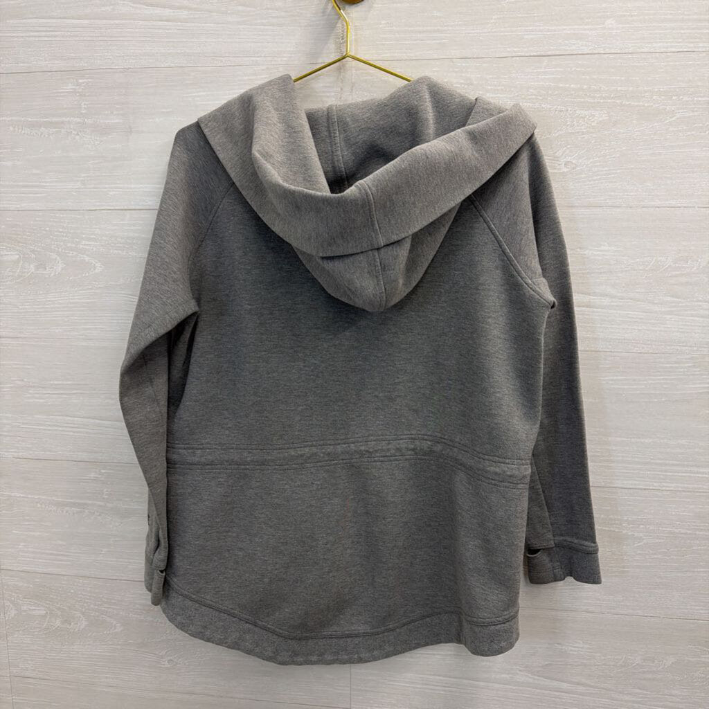 Nike Grey Hooded Zip Up Jacket Medium