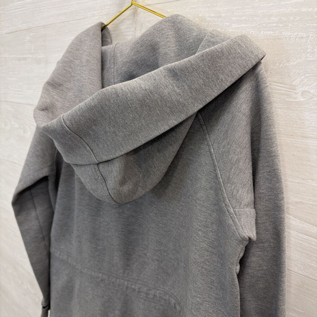 Nike Grey Hooded Zip Up Jacket Medium