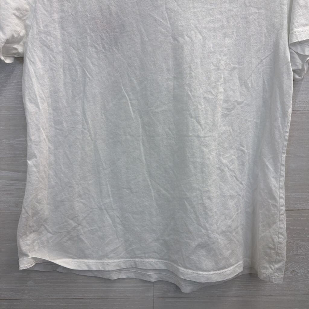 Disney X Kate Spade White Embroidered Minnie Mouse Short Sleeve Top Medium