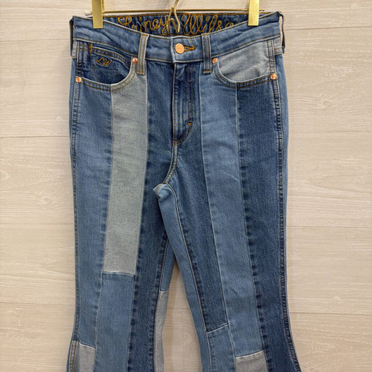 Wrangler Lainey Wilson Multi Wash Patchwork Flare Leg Jeans 25