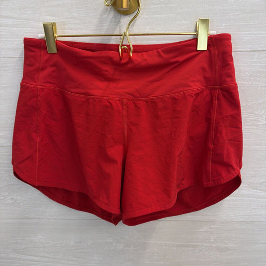 Lululemon Red Athletic Shorts 6 Tall